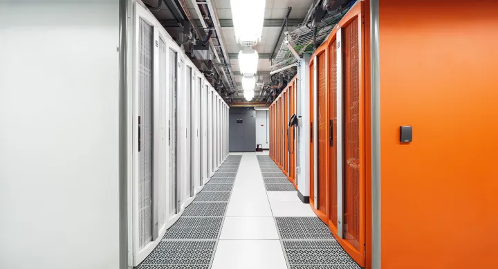decorative photo of server cabinets